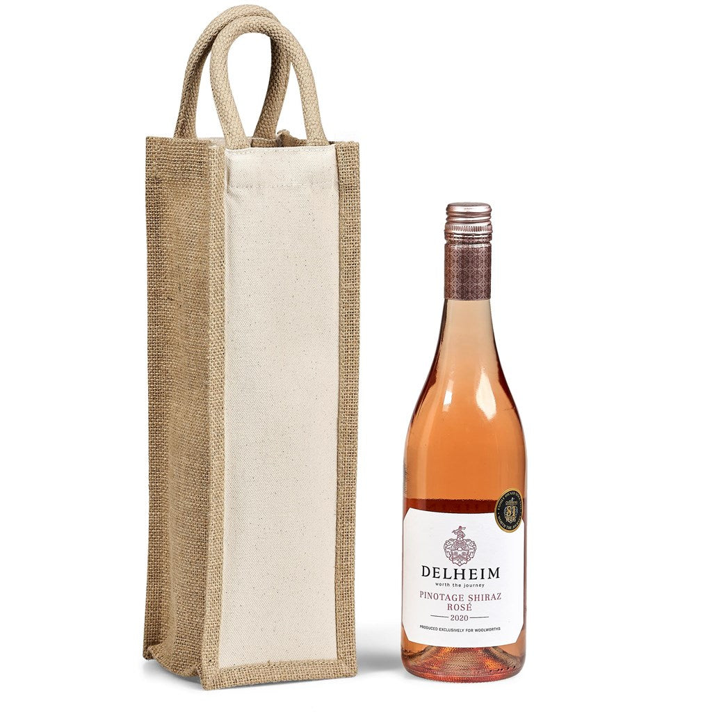 Okiyo Inshu Jute & Cotton Wine Tote