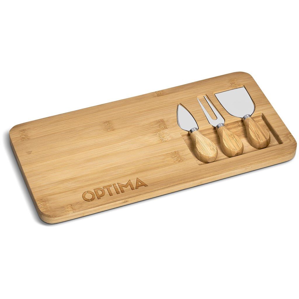 Okiyo Chizu Bamboo Cheese Board Set