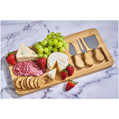 Okiyo Chizu Bamboo Cheese Board Set