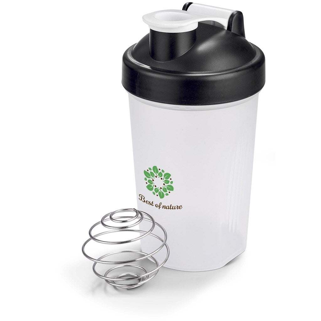 Altitude Shake & Burn Plastic Protein Shaker - 400ml - Black