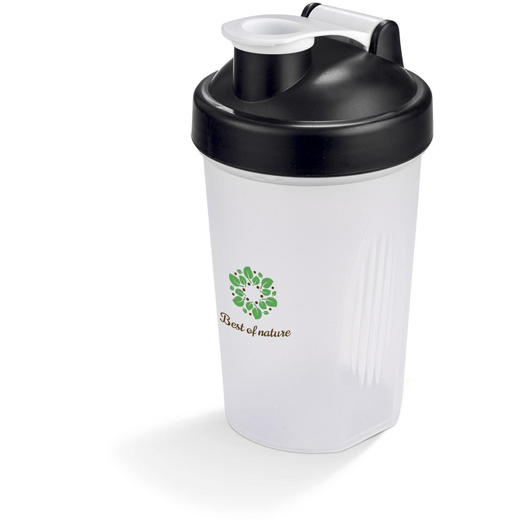 Altitude Shake & Burn Plastic Protein Shaker - 400ml - Black