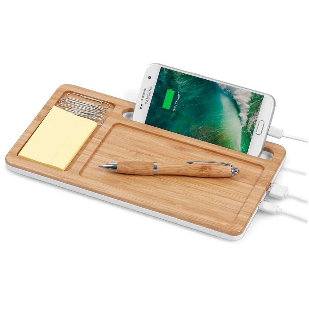 Okiyo Musen Desk Organiser with Wireless Charger