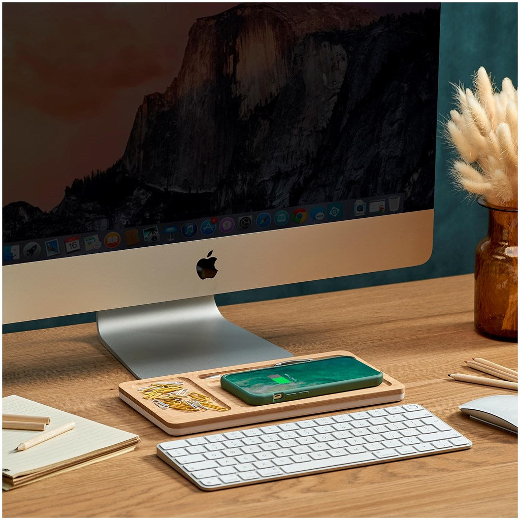 Okiyo Musen Desk Organiser with Wireless Charger