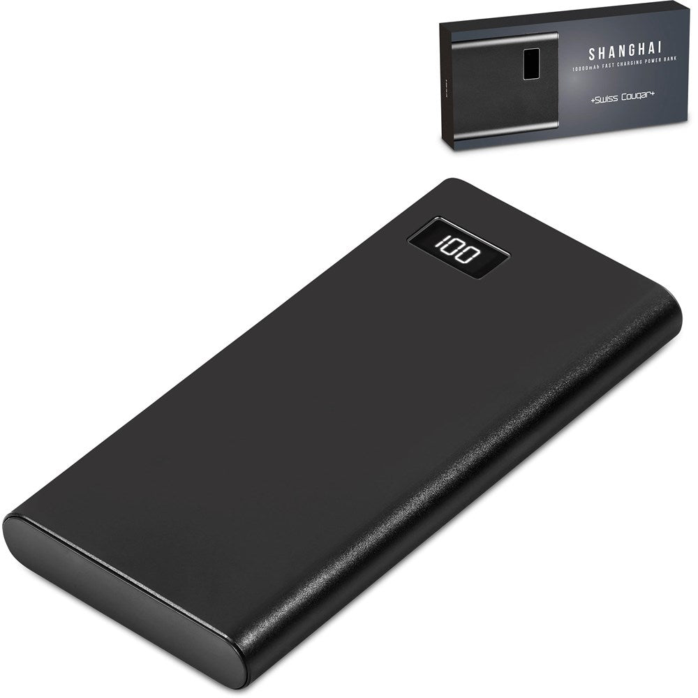 Swiss Cougar Shanghai Fast Charge 20W Power Bank – 10,000mAh