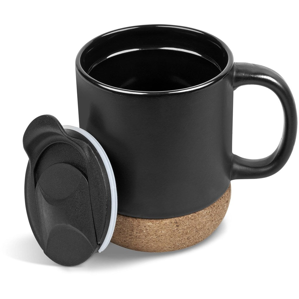 Serendipio Sienna Cork & Ceramic Coffee Mug - 340ml