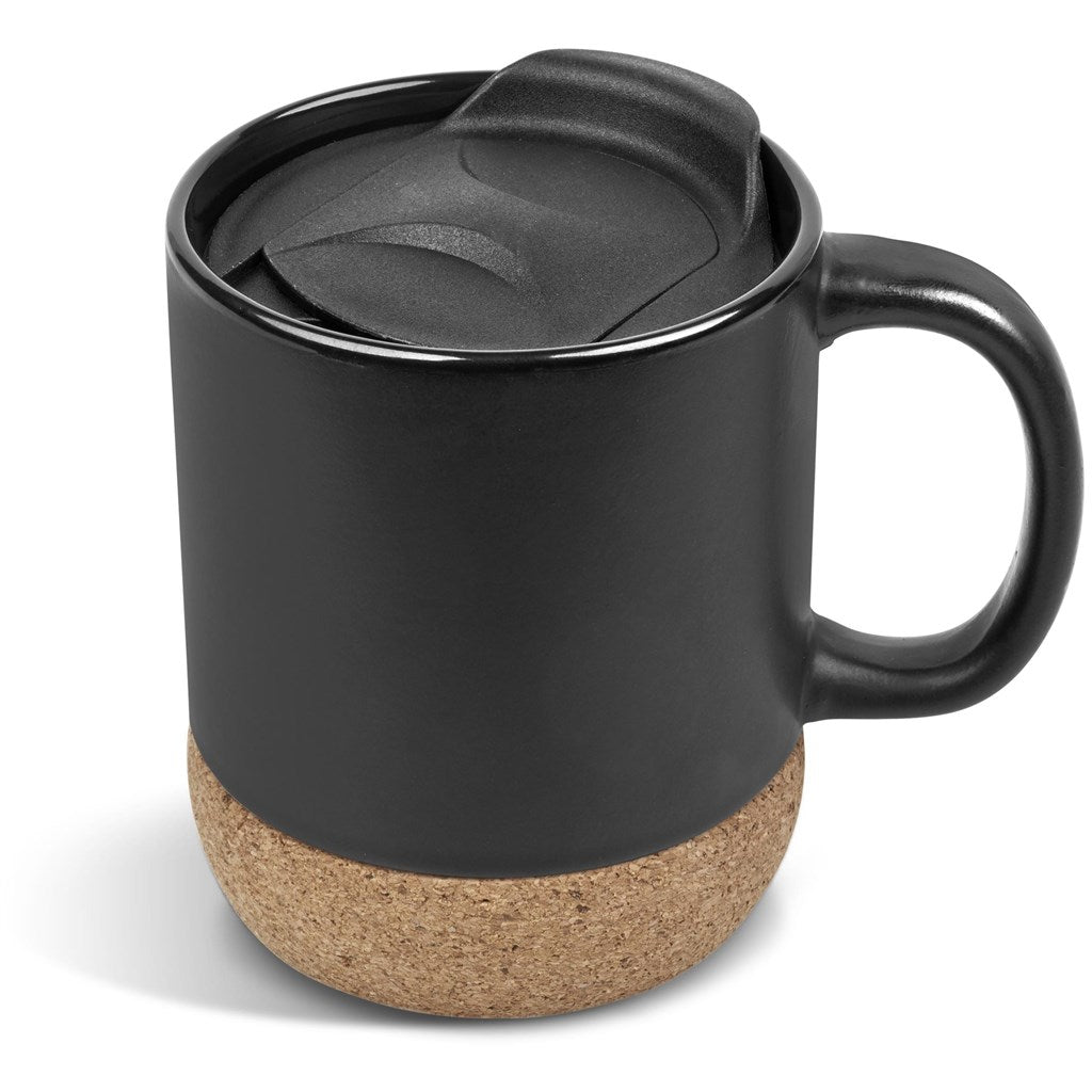 Serendipio Sienna Cork & Ceramic Coffee Mug - 340ml