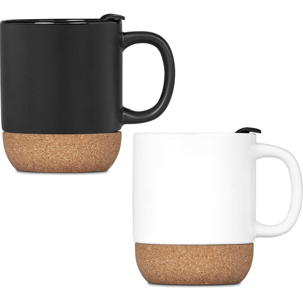 Serendipio Sienna Cork & Ceramic Coffee Mug - 340ml