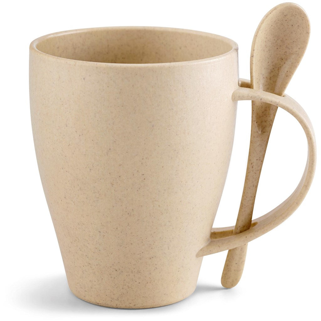 Okiyo Kawai Wheat Straw Mug Set - 350ml
