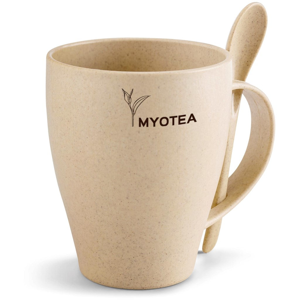 Okiyo Kawai Wheat Straw Mug Set - 350ml
