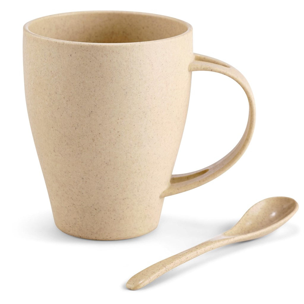 Okiyo Kawai Wheat Straw Mug Set - 350ml