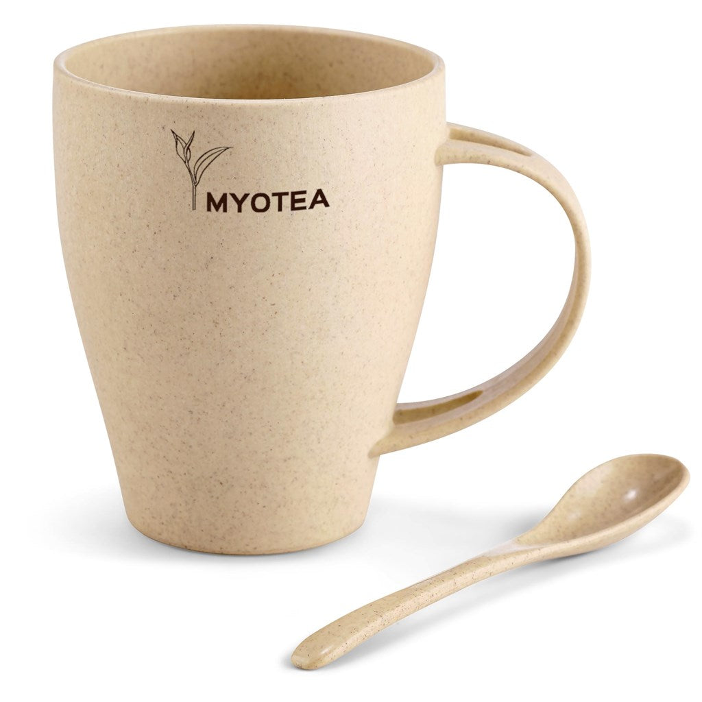 Okiyo Kawai Wheat Straw Mug Set - 350ml