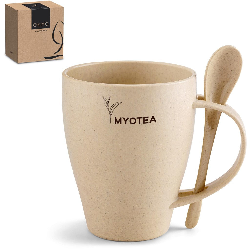 Okiyo Kawai Wheat Straw Mug Set - 350ml