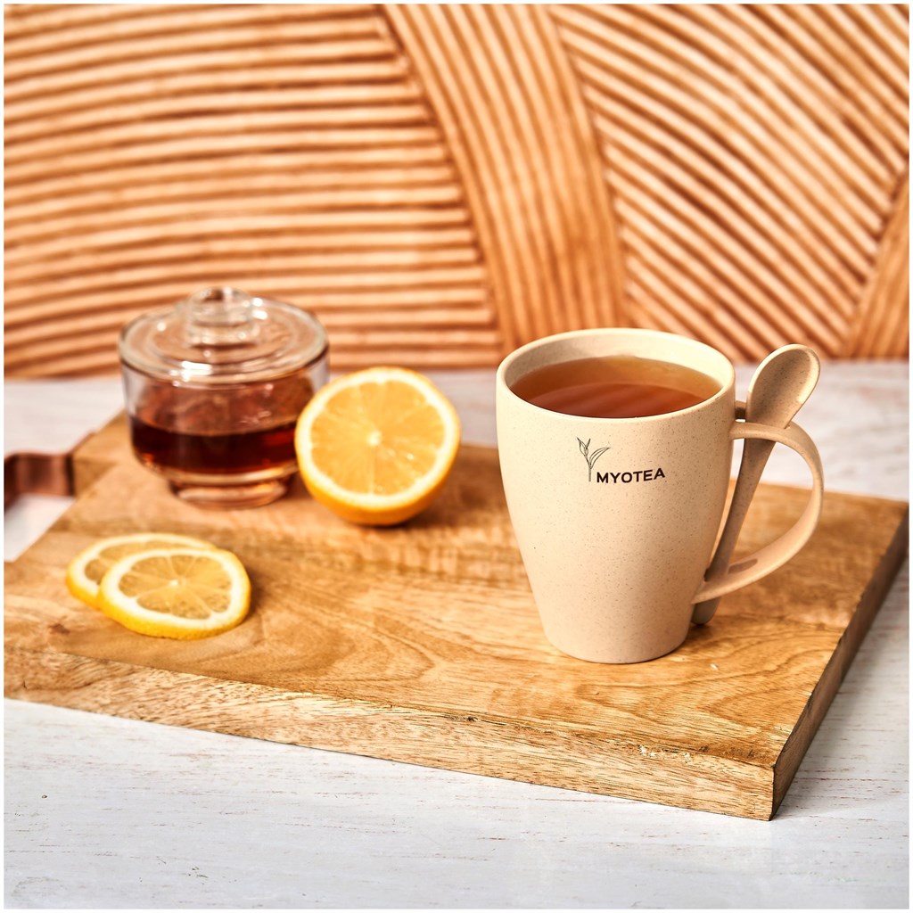 Okiyo Kawai Wheat Straw Mug Set - 350ml