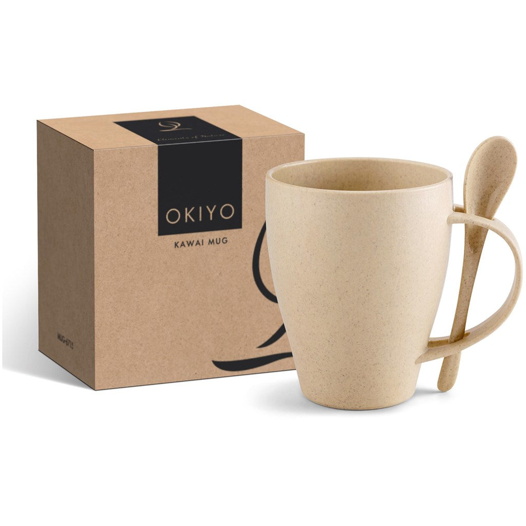 Okiyo Kawai Wheat Straw Mug Set - 350ml
