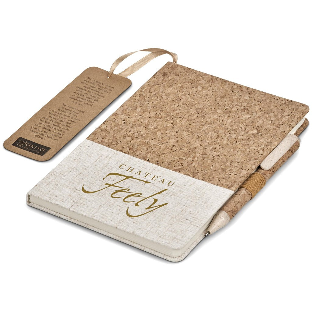 Okiyo Cardon Cork Notebook & Pen Set