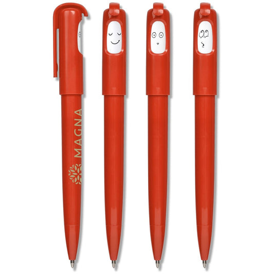 Koko Smiley Ball Pen - Red