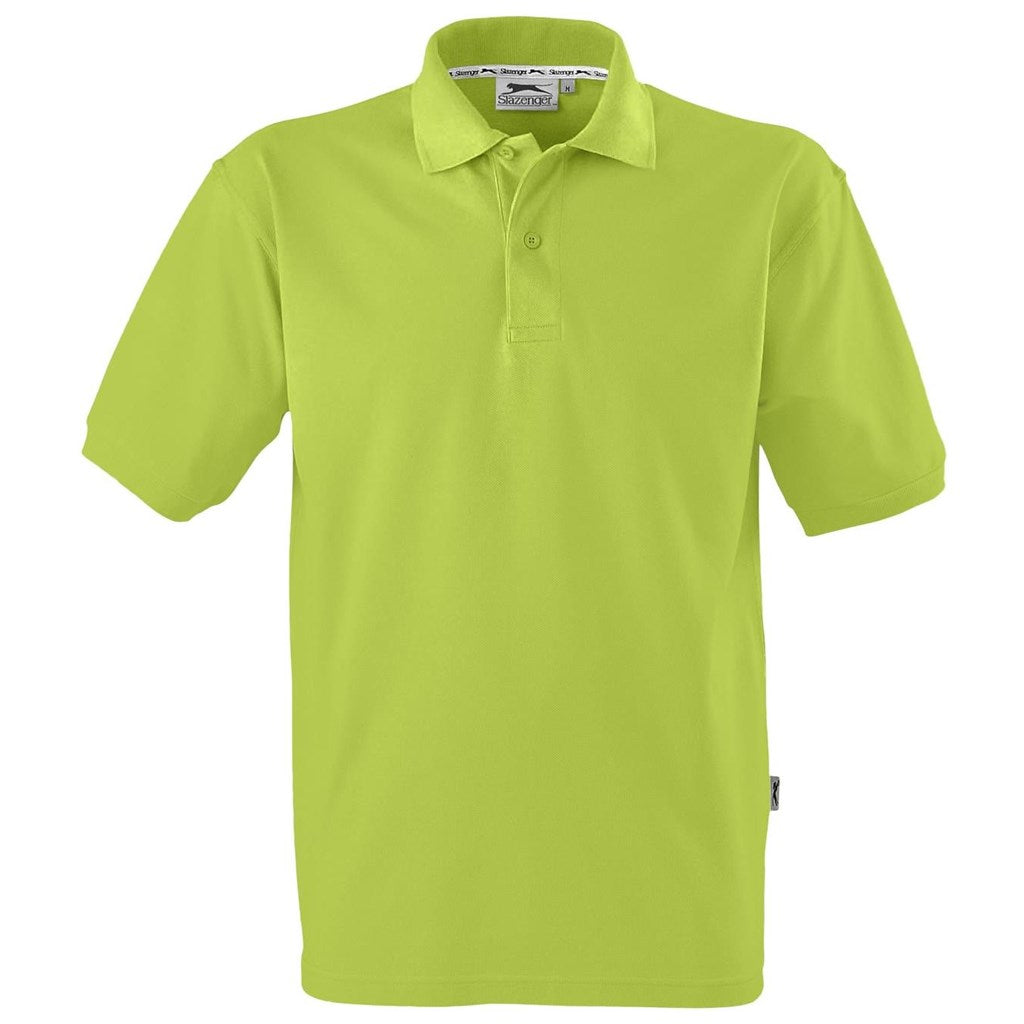 Mens Crest Golf Shirt - Green