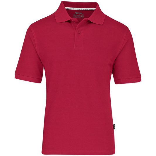 Mens Crest Golf Shirt - Red