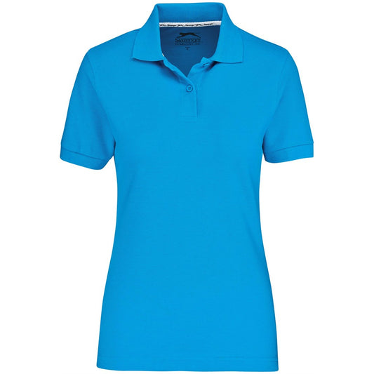 Ladies Crest Golf Shirt - Aqua