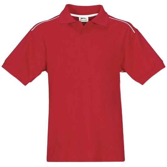 Mens Backhand Golf Shirt - Red
