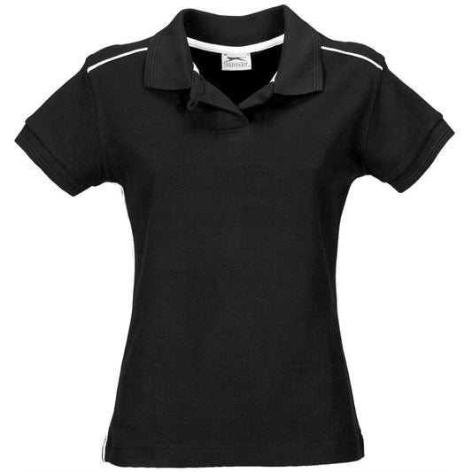 Ladies Backhand Golf Shirt - Black