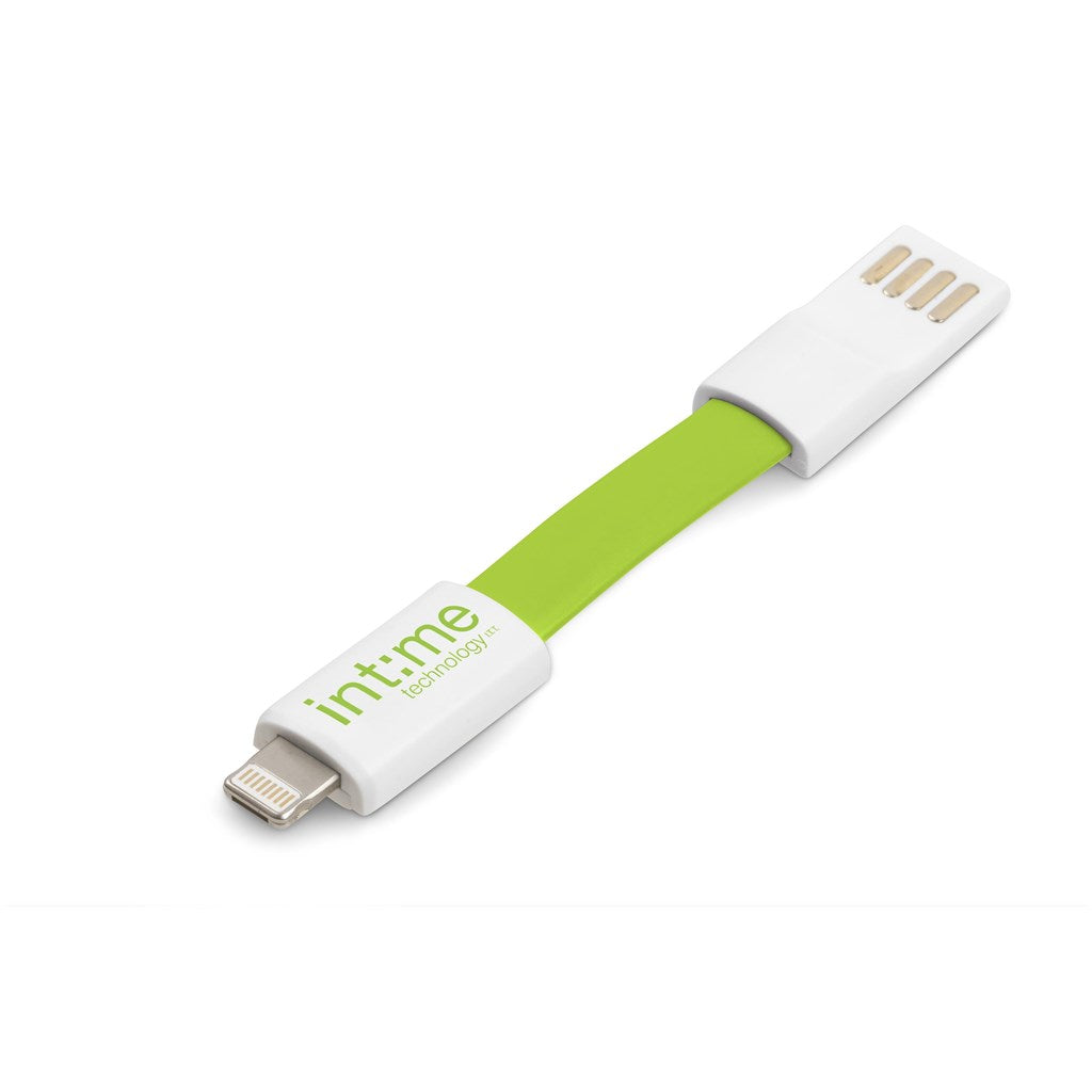 Ready-Charge 2-In-1 Connector Cable Keyholder - Lime