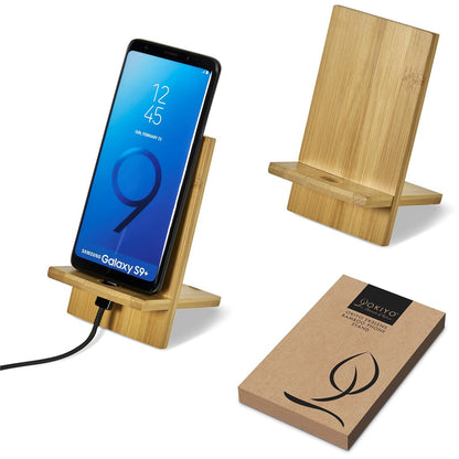 Okiyo Ekslens Bamboo Phone Stand