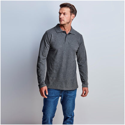 Mens Long Sleeve Elemental Golf Shirt