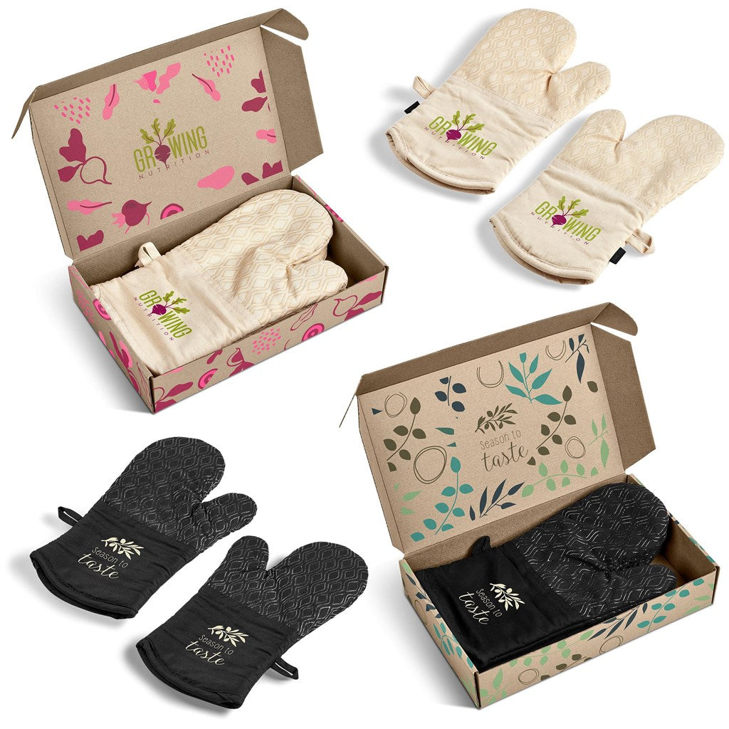 Serendipio Tanoreen Oven Glove Pair in Gift Box