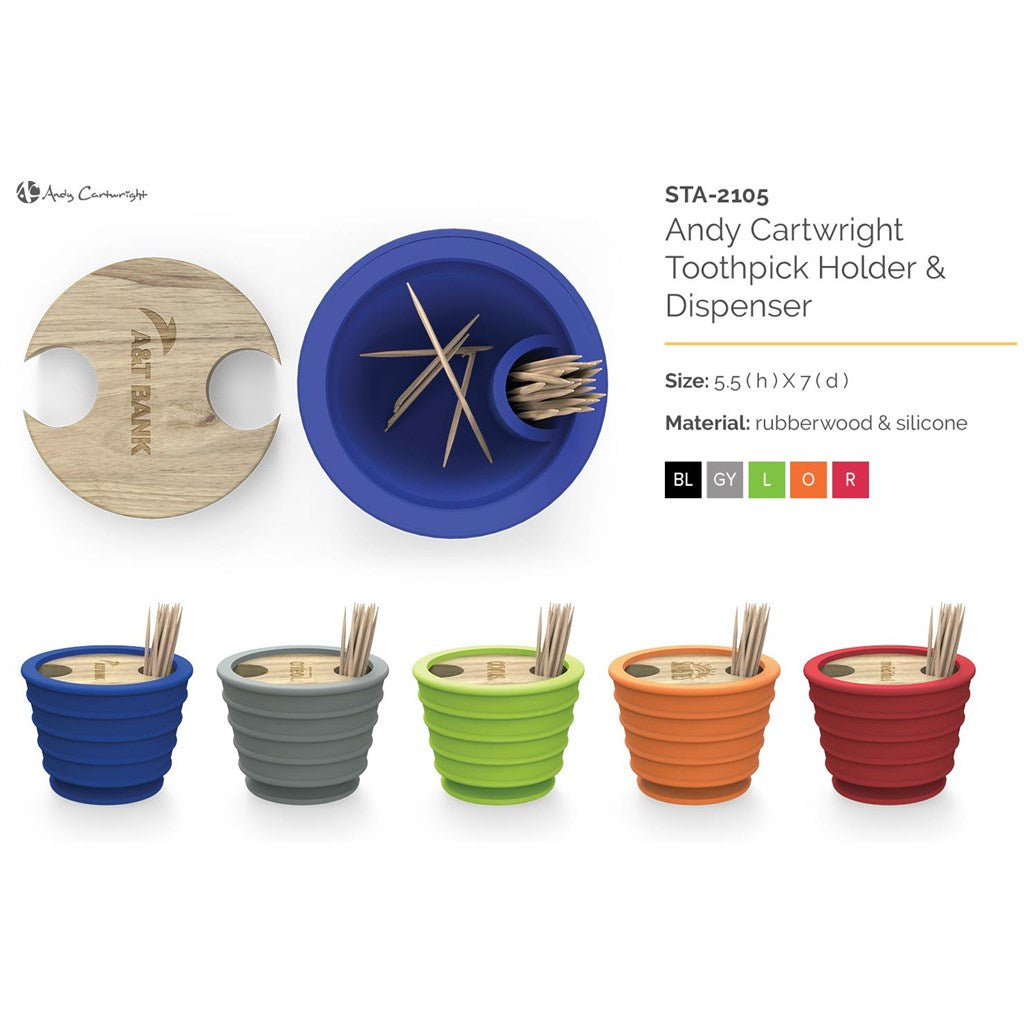 Andy Cartwright Toothpick Holder & Dispenser