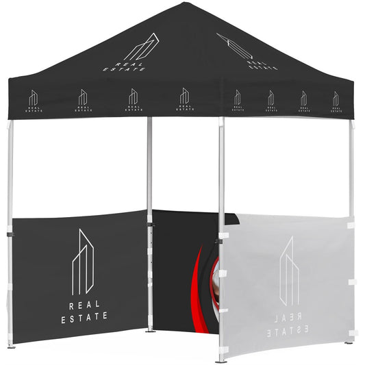 Ovation Sublimated Gazebo 2m X 2m Petite Frame - 3 Half-Wall Skins