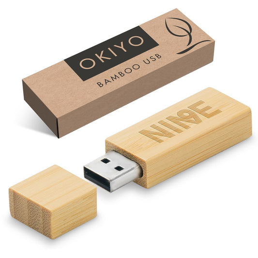 Okiyo Komorebi Bamboo Flash Drive - 16GB