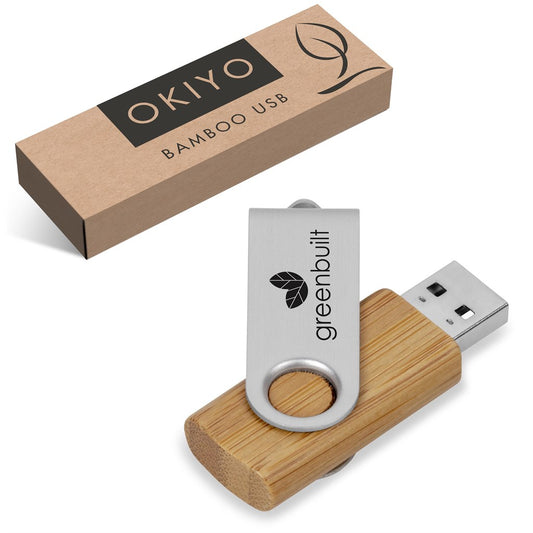 Okiyo Shimasu Bamboo Memory Stick - 8GB