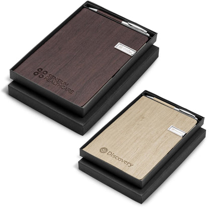 Oakridge USB Notebook & Pen Set - 8GB