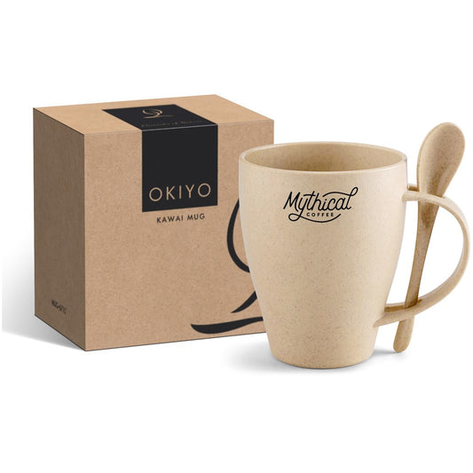 Okiyo Kawai Wheat Straw Mug Set - 350ml