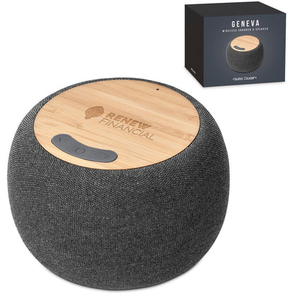 Swiss Cougar Geneva Wireless Charger & Bluetooth Speaker