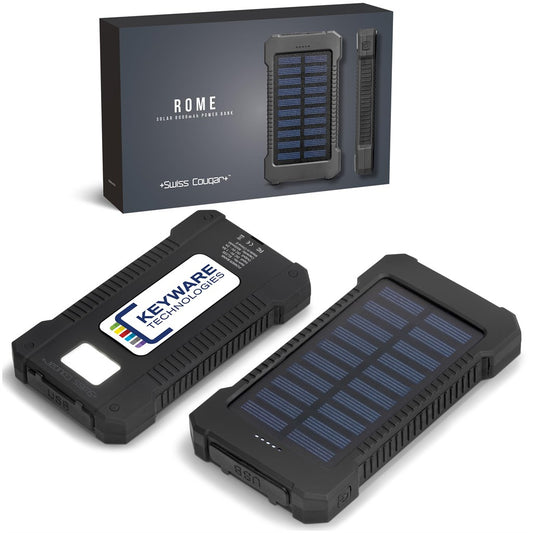 Swiss Cougar Rome Solar 8000mAh Power Bank